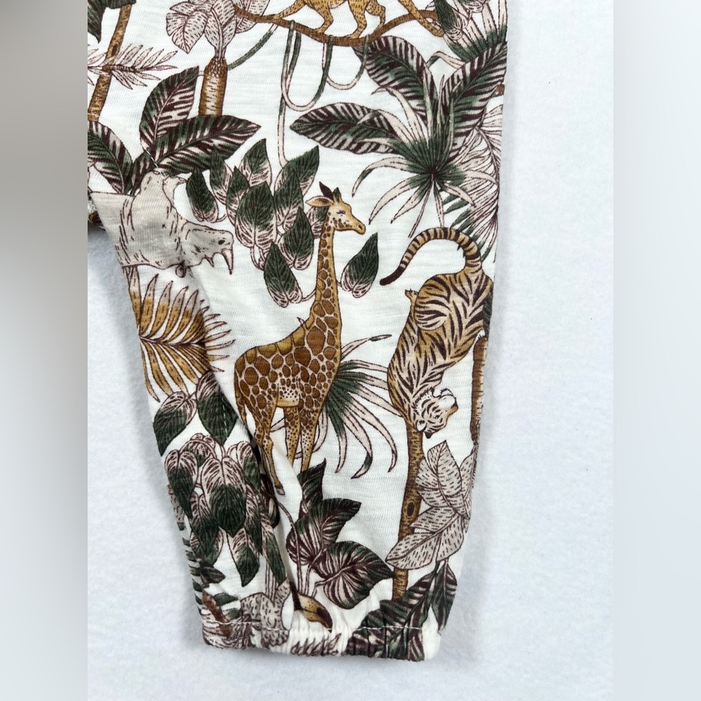 OLD NAVY NWT Baby Girl Jungle Safari Giraffe Romper 3-6m Animal Print Africa‎ - Picture 10 of 13